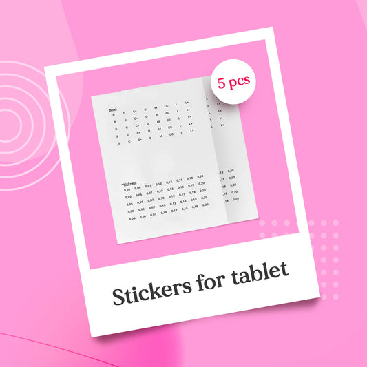 Tablet stickers Lovely 5 pcs