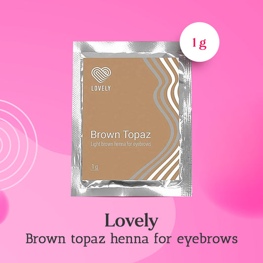 Henna for eyebrows “Brown Topaz”, 1 g