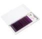 Eyelash Extensions 2-Tones "purple" - 20 lines MIX (C 0.10 7-13 мм)