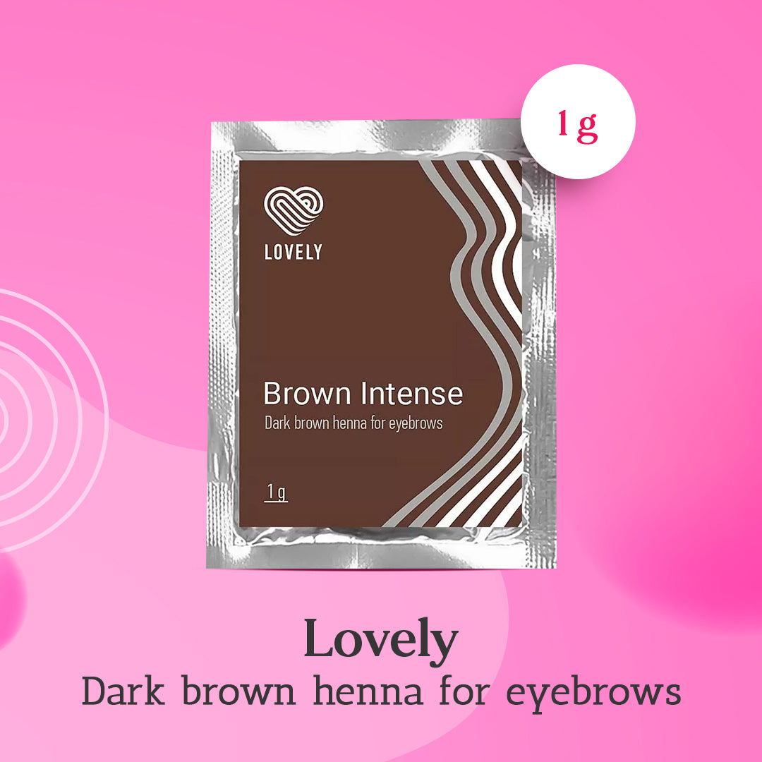 Henna for eyebrows “Brown Intense”, 1 g