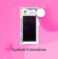 Eyelash Extensions "Dark Chocolate" - 20 lines MIX (L+ 0.10 8-15 мм)